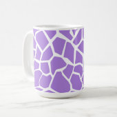 Amethyst Paarse Giraffe — Dierendruk Koffiemok (Voorkant links)