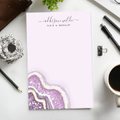 Amethyst Paarse Glitter Agate Geode Luxe Chic Post-it® Notes