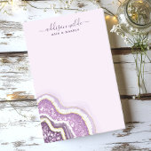 Amethyst Paarse Glitter Agate Geode Luxe Chic Post-it® Notes