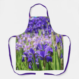 Amethyst Paarse Irises Garden Schort