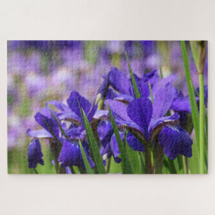 Amethyst Paarse Iriss Floral Garden Legpuzzel