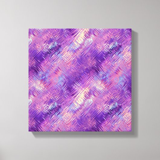 Amethyst Paarse Kristal Gel Textuur Canvas Afdruk (Voorkant)