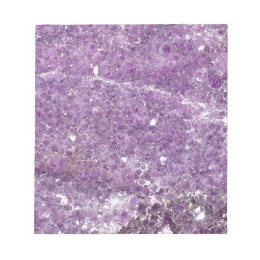 Amethyst - Paarse kristal Notitieblok (Voorkant)