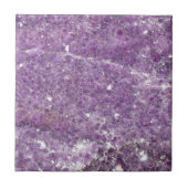 Amethyst - Paarse kristal Tegeltje (Voorkant)