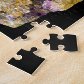 Amethyst Paarse Mineral Rock Natuur Fotografie Legpuzzel (Zijkant)