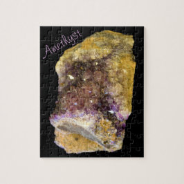 Amethyst Paarse Mineral Rock Natuur Fotografie Legpuzzel
