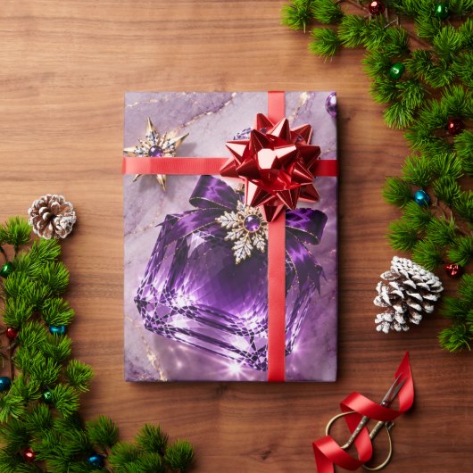 Amethyst Paarse Parfum Juweel Cadeaupapier (Feestdagen Geschenken)