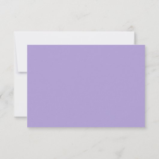 Amethyst Paarse Schrift Zilver Informatie Kaart (Achterkant)