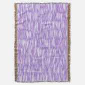 Amethyst Paarse Vachtpatroon Deken (Voorkant Verticaal)