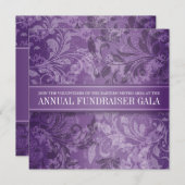 Amethyst Paisley Swirl Event Kaart (Voorkant / Achterkant)