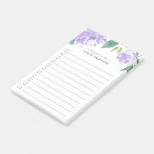 Amethyst Peony | Aangepast om lijst te doen Post-it® Notes (Schuin)