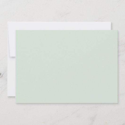 Amethyst Peony | Baby Dedication Invitation Kaart (Achterkant)