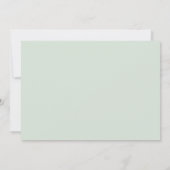 Amethyst Peony Save the Date Kaart (Achterkant)