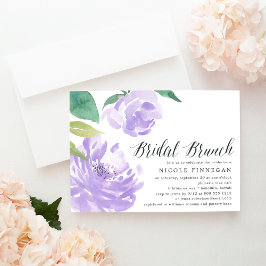 Amethyst Peony | Uitnodiging van Bridal Brunch