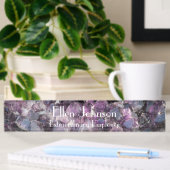 Amethyst-Personaliseerbare Naambordje
