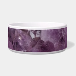 Amethyst Photo Ceramic Pet Bowl Voerbakje
