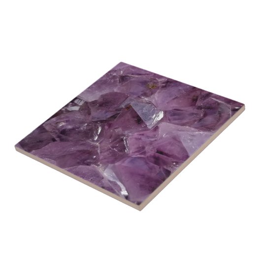 Amethyst Photo Ceramic Tile Tegeltje (Zijkant)