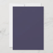 Amethyst Pr Plum Paarse Trouw Kaart (Achterkant)