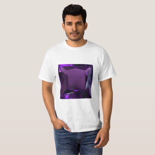 Amethyst Princess Gemstone T-Shirt (Voorkant volledig)