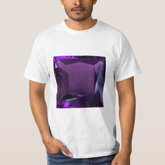Amethyst Princess Gemstone T-Shirt (Voorkant)