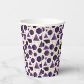 Amethyst Prism Mosaic Papieren Bekers (Rechts)