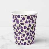 Amethyst Prisma Mozaïek Papieren Bekers (Links)