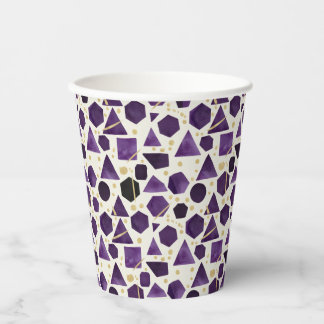 Amethyst Prisma Mozaïek Papieren Bekers