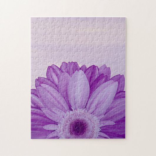Amethyst Purple Gerbera Daisy Flower Legpuzzel (Verticaal)