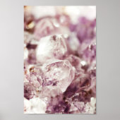 Amethyst Quartz Crystal Poster (Voorkant)