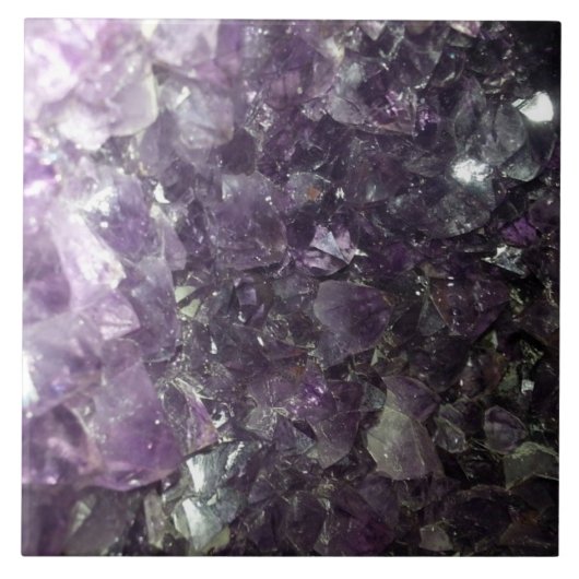 Amethyst Quartz Tegeltje (Voorkant)