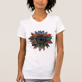 Amethyst Raine Design Colorful Sunflower Shirt