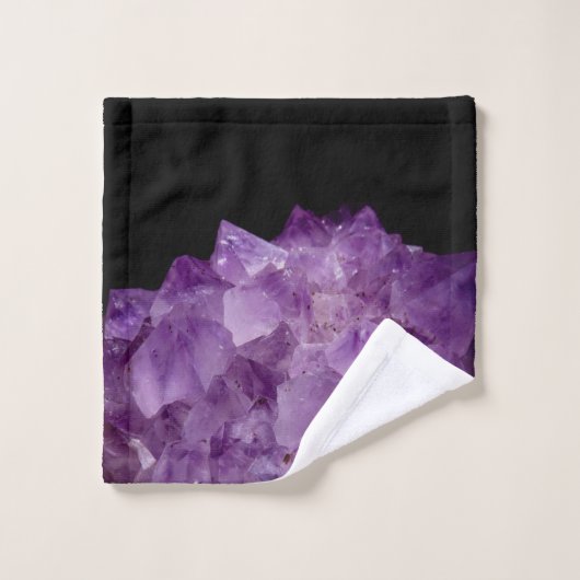 Amethyst Raw Stones Bad Handdoek (Wasdoekje)