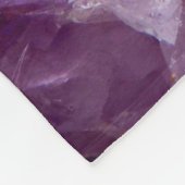 Amethyst Raw Stones Fleece Deken (Hoek)