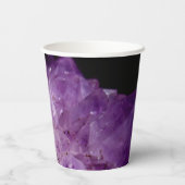 Amethyst Raw Stones Papieren Bekers (Achterkant)
