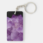 Amethyst Raw Stones Sleutelhanger (achterkant)