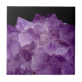 Amethyst Raw Stones Tegeltje (Voorkant)