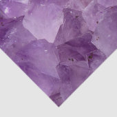 Amethyst Raw Stones Tissuepapier (Detail)