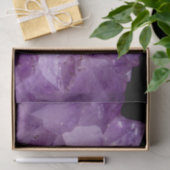 Amethyst Raw Stones Tissuepapier (Geschenk)