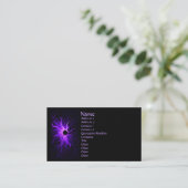 Amethyst Ring van visitekaartje tegen brand (Staand voorkant)