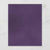 Amethyst Roos BUDGET bruiloft uitnodigen (Achterkant)