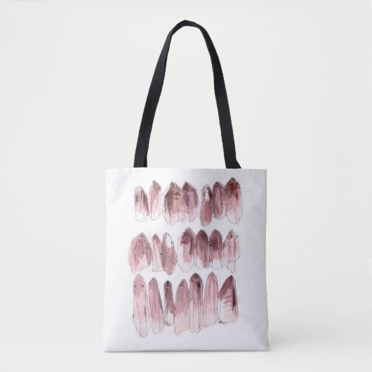 Amethyst - Roos kwarts Tote Bag (Voorkant)