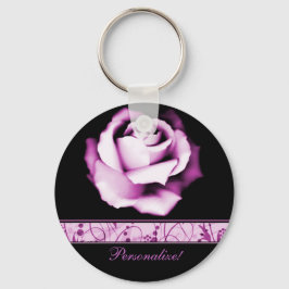 Amethyst Roos Sleutelhanger