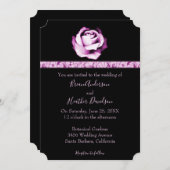 Amethyst Roos Weddenschap Kaart (Voorkant / Achterkant)