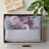 Amethyst Rozenboeket Decoupage Tissuepapier (Geschenk)
