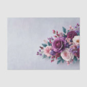 Amethyst Rozenboeket Decoupage Tissuepapier (Voorkant)