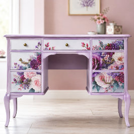 Amethyst Rozenboeket Decoupage Tissuepapier