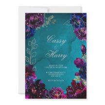 Amethyst Saffier Teal Blauwe Juweeltoon Trouw
