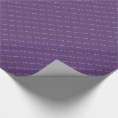 Amethyst Sagittarius Symbol Wrapping Paper Cadeaupapier (Hoek)
