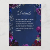 Amethyst Sapphire Navy Jewel Tone Detail 2   Informatiekaartje (Voorkant)