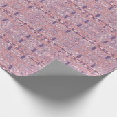 Amethyst Serenade Valentijnsdag inpakpapier (Hoek)